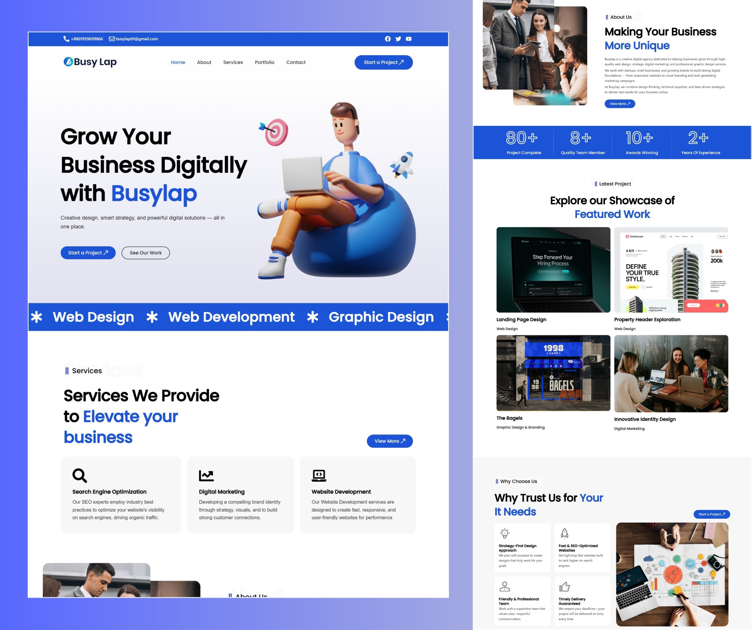 Digital Agency Website Design